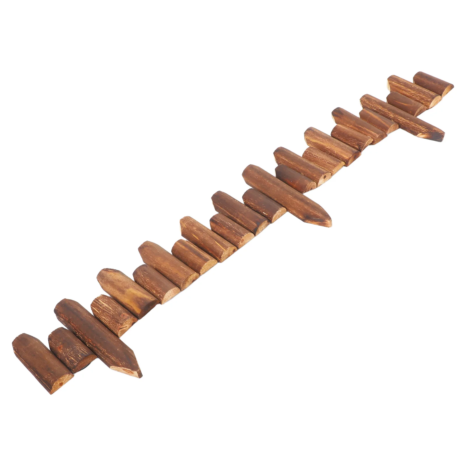 

Anticorrosive Wood 10/15x120x1.2cm Lawn Edging Garden Edging Decorative Fencing Yard Landscape Gardening Border