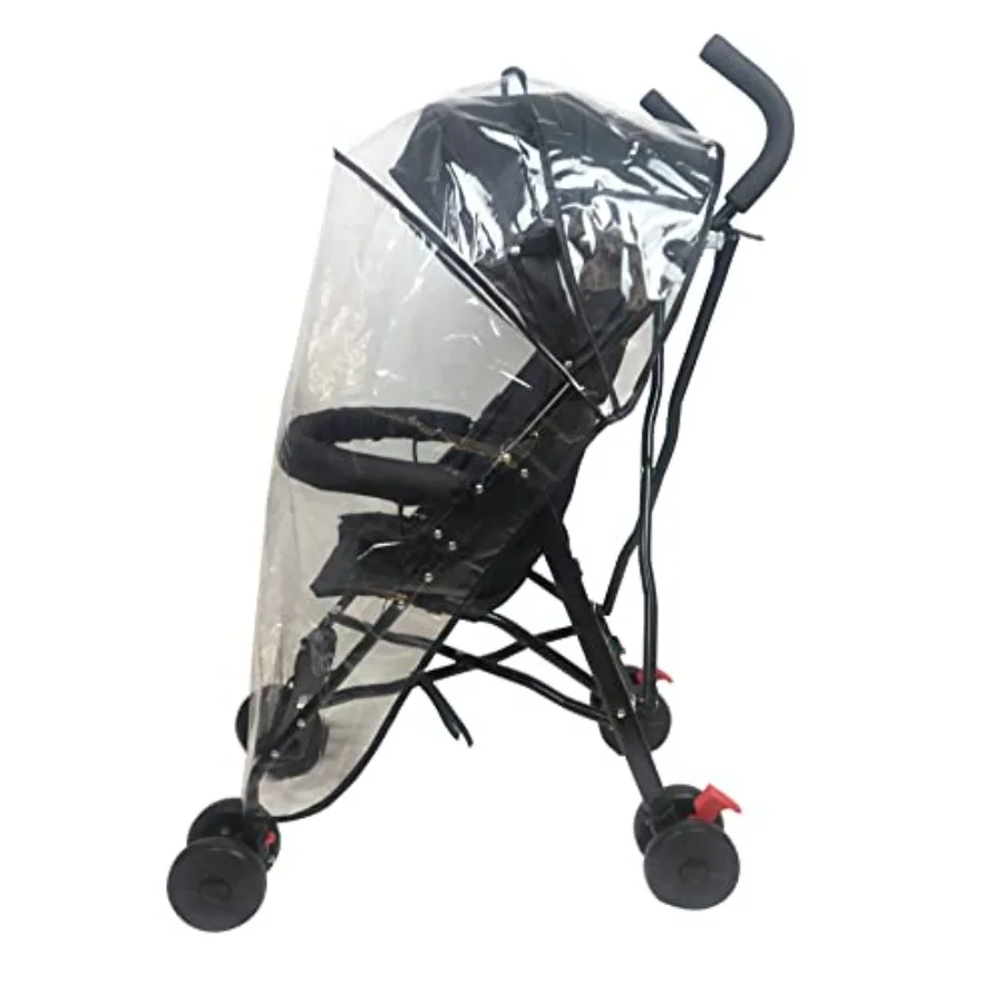 Stroller Rain Cover Baby Stroller Cover for Toddler Umbrella Stroller, Lightweight Travel Stroller, Windproof Waterproof Weathe