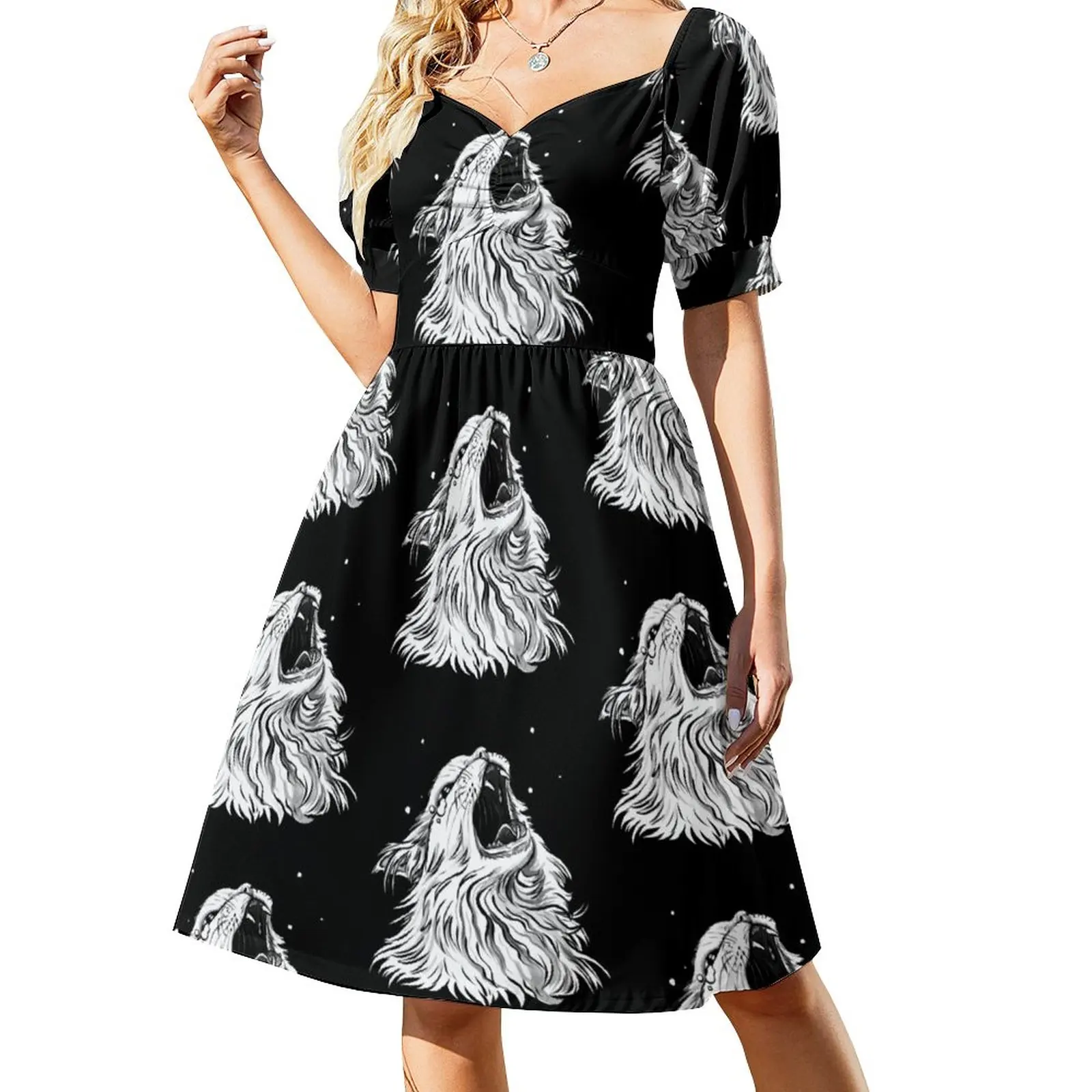 

Colors/Black Screaming Thurston Meme Cat Dress Summer women's clothing purple dress long dresses for women womens dress