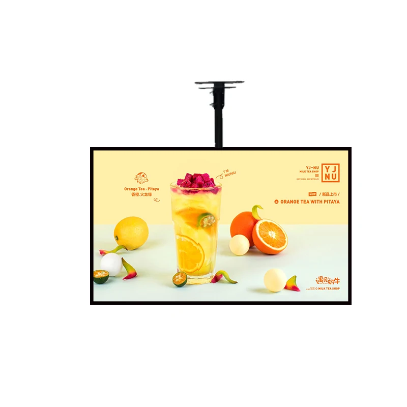 Slim Snap Frame LED Light Box Illuminated Poster Display LED Backlit Menu Board For Restaurant Cafe Shops Wall Mounted Billboard