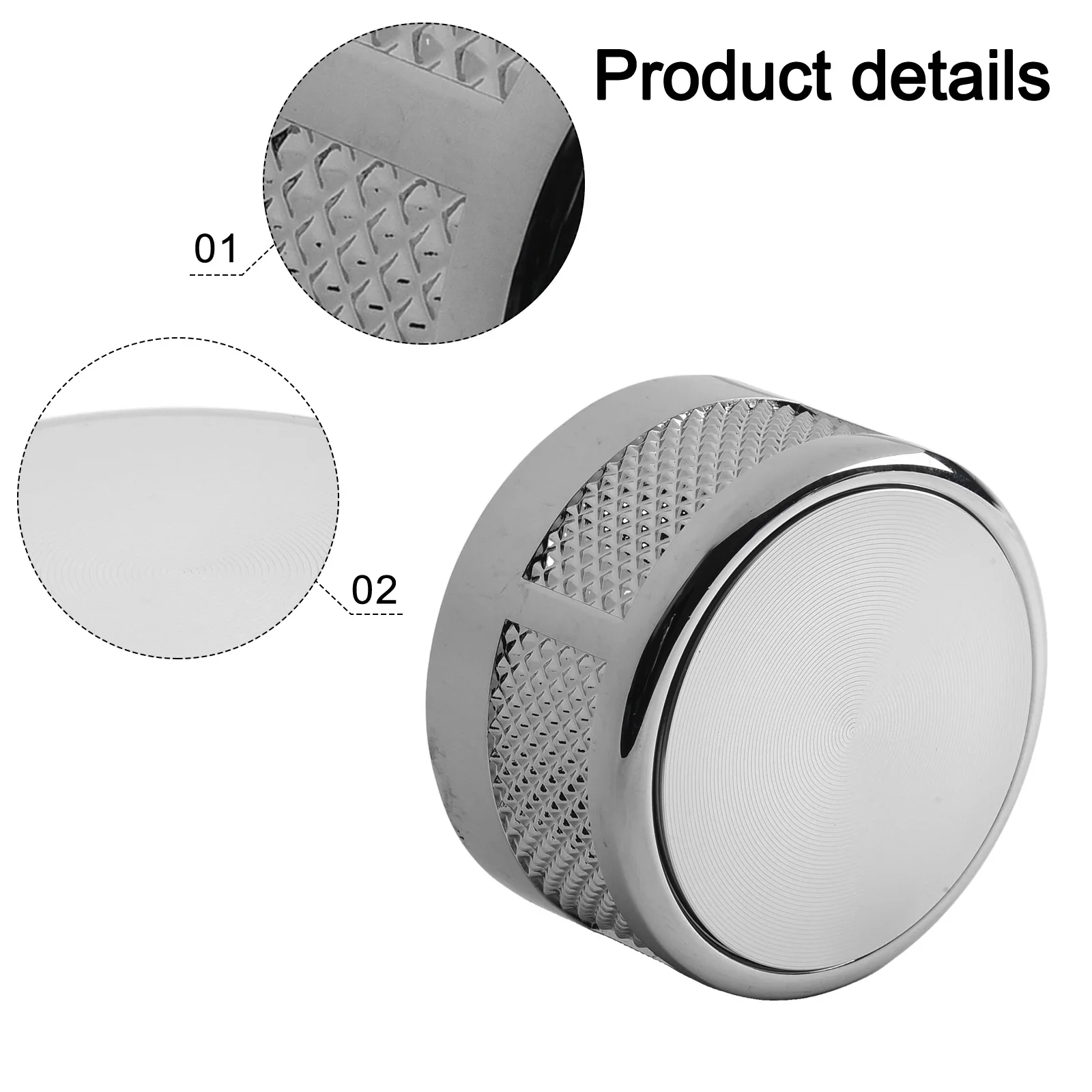 

Aluminum Gear Knob Chrome Gear Shift Knob Driving Experience Compact And Lightweight Easy To Use For Discovery 4/LR4 2014-2016