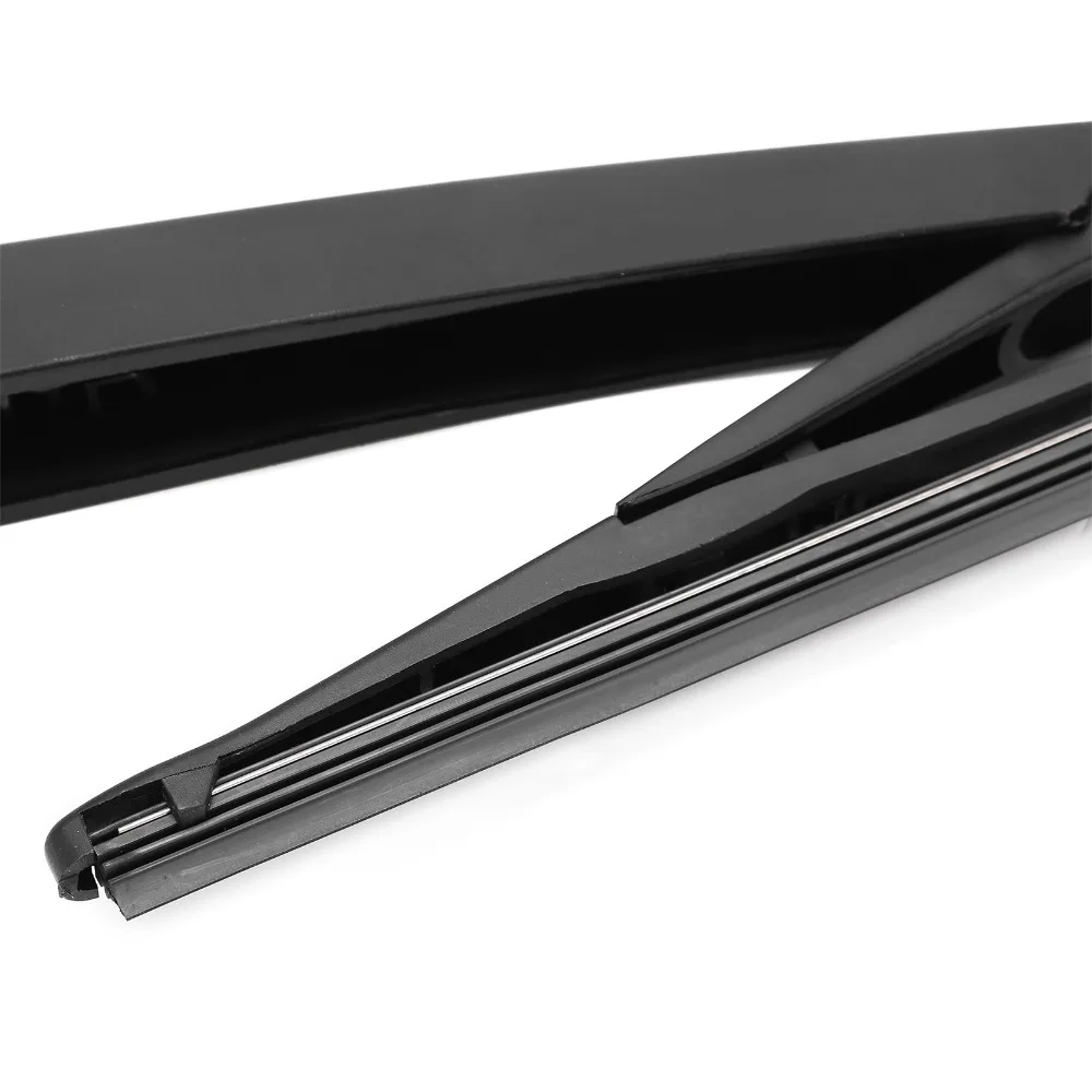 Black Rear Windshield Wiper Arm ABS + Rubber A1648200744 Back Window Wiper Kit for Mercedes‑Benz W166 / W164 / ML350 / ML500