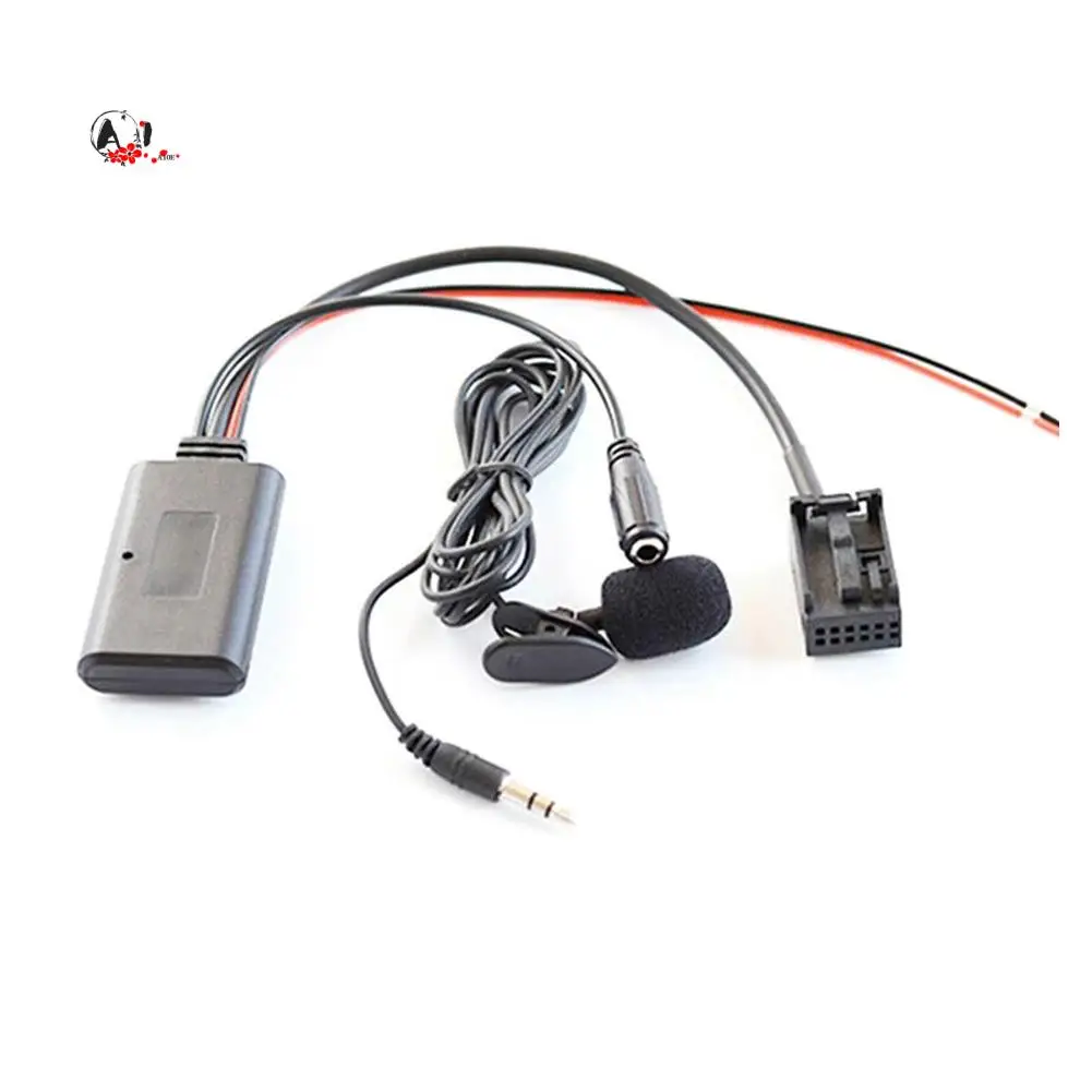 A10E-Car Bluetooth 5.0 Aux Cable Microphone Handsfree Mobile Phone Free Calling Adapter For-BMW E60 E63 E87 E88 E81 E82 E90