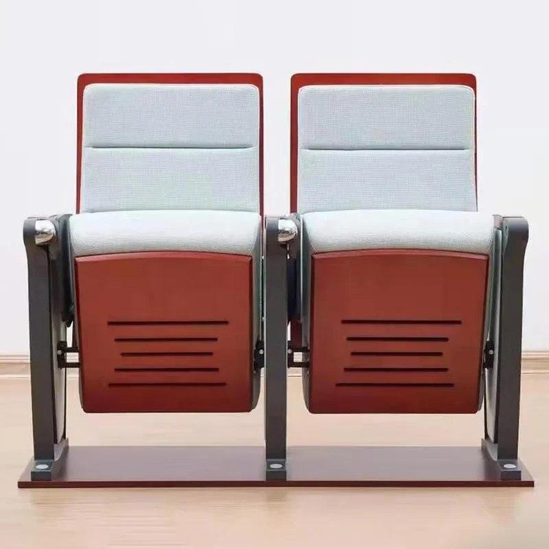 Auditorium chair aluminum alloy foot soft chair lecture hall chair concert hall row chair multimedia hall chair