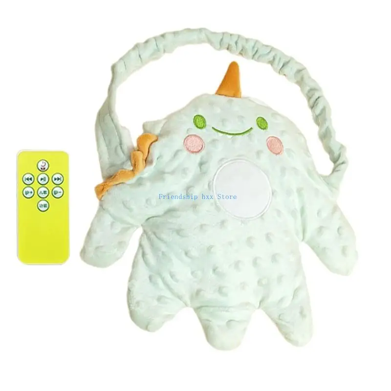 f1cb นุ่มและสบายทารกนอนหลับผู้ช่วยอารมณ์ตัวเองของเล่นตุ๊กตาของเล่นด้วยฟังก์ชั่นการตบเบา ๆ