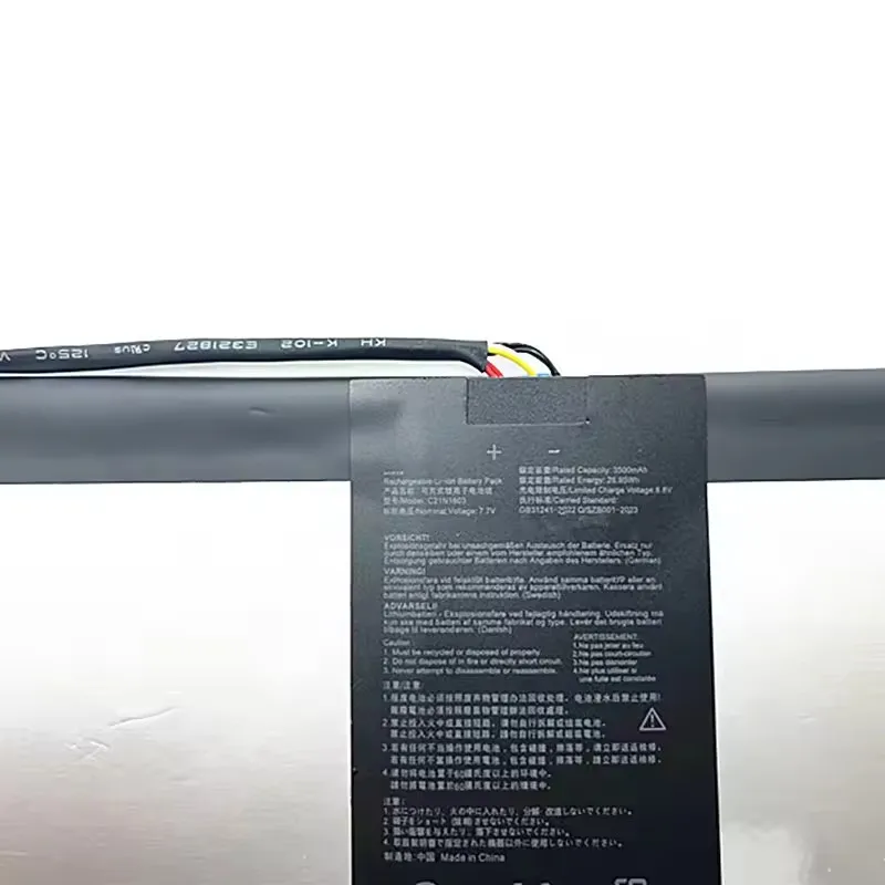 Laptop Battery 26.95WH C21N1603 Battery For Asus Transformer 3 Pro T303UA T303UA-0053G6200U T303UA-GN050T T303U T303P