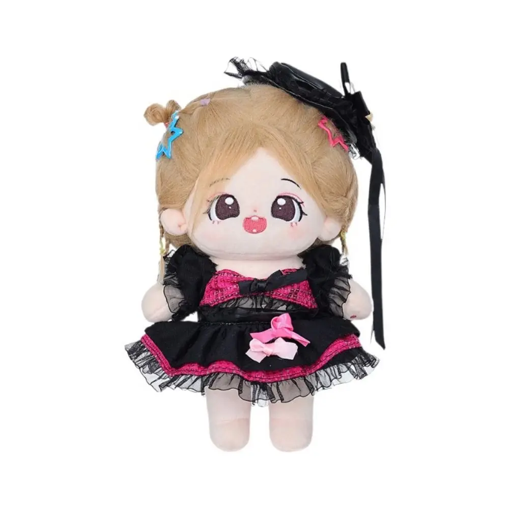 DIY Kleidung Hoodies 20 cm Baumwolle Puppe Kleid Lolita Dress Up Baumwolle Puppe Kleidung Mimi Süße Plüsch Spielzeug Kleidung kinder geschenk