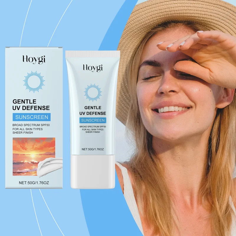

Summer Moisturizing Facial Sunscreen Cream Hydrating Non-Greasy Soothes Skin Barrier Protection Fresh Experience Facial Care