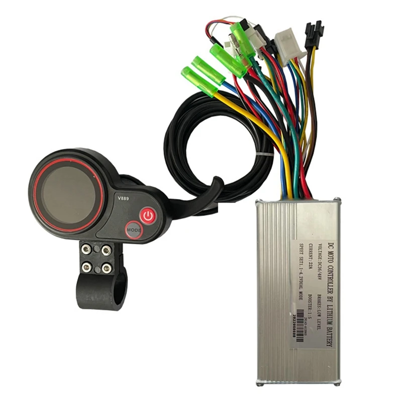 

36V 48V 500W/750W 22A Electric Scooter Controller With LCD Display Thumb Throttle For Ebike Electric Scooter Accessories Parts