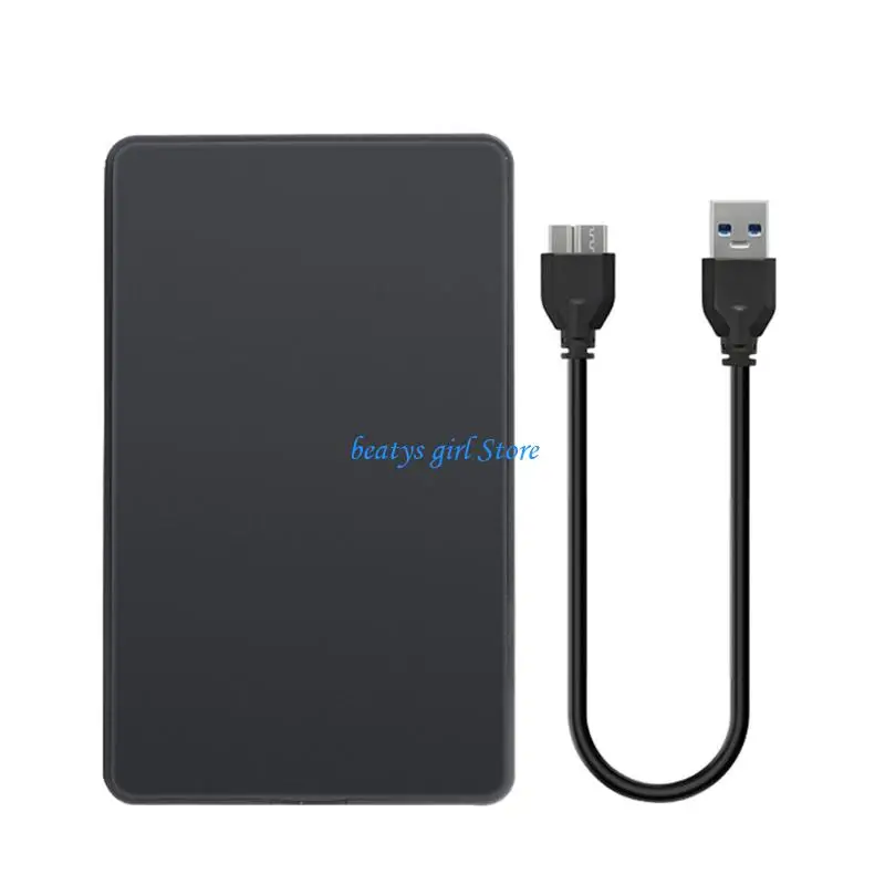 

C7AB Fast speed USB3.0 2.5inch Externals Hard Drive Case for SATAs HDDs SSDs