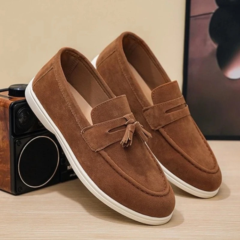 Fashion Comfortable Men's Driving Shoes Outdoor Casual Walking  shoe Men's single shoe