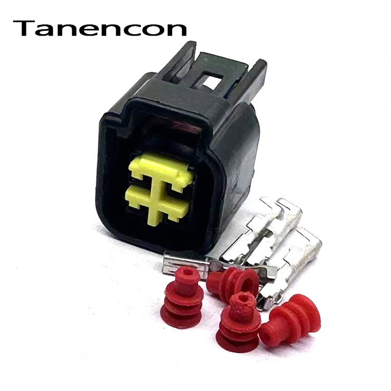 1 Set 4 Pin Way Female Automobile Waterproof Wire Harness Connector Ignition Coil Plug for Ford Furukawa FWY-C-4F-B 12444-5504-2