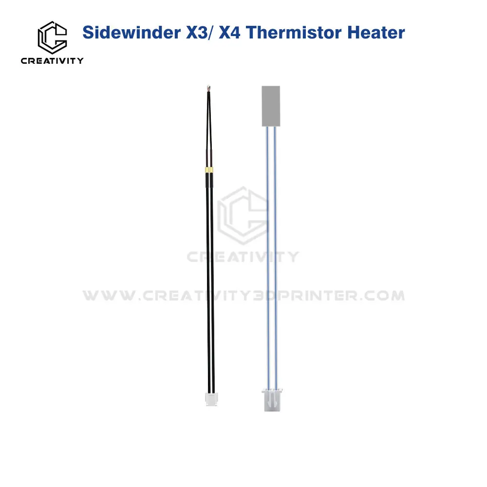 3D Printer 24V 48W Ceramic Cartridge Heater Temperature Sensor 300 ℃ 100K NTC Thermistor For Sidewinder X3 X4