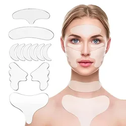 Anti wrinkle patches easy to use facial, forehead, and neck skin care and lifting patches for anti aging and firming