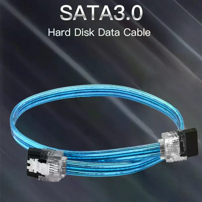 SATA 3.0 III 6Gb/s 10cm Hard Disk Drive Data Serial ATA Straight Cable 26AWG For HDD SSD Cord Line 7pin SATA Cable