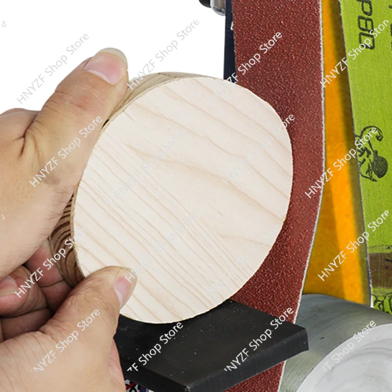 Industrial Belt Sander 1500W Metal Grinding Polishing Wire-drawing Polisher Desktop Wheel Sander Electric Stainless Steel