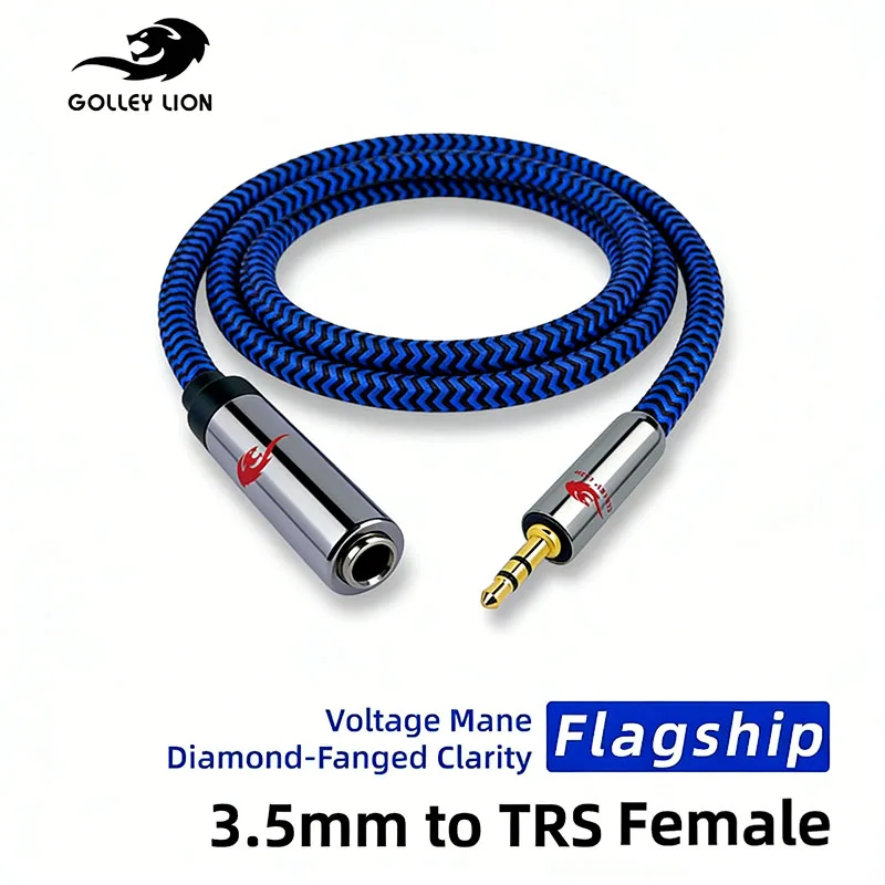 3.5mm Extension Cable Headphone Extension Cable Gold Plated Aux Cable Audio Stereo Jack Male to Female TRS Cord 1m 5m