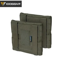 IDOGEAR-Bolsa de placa lateral táctica para chaleco JPC2.0 AVS, Molle, caza, camuflaje, 35107