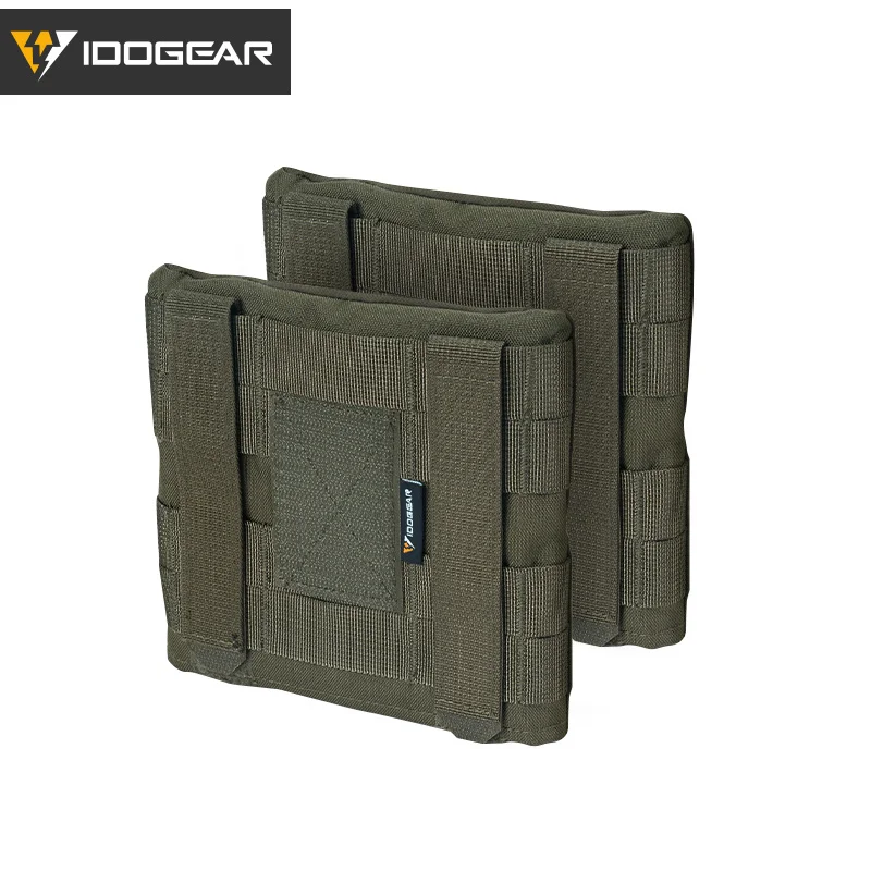 IDOGEAR Tactical Side Plate Pouch For JPC2.0 AVS Vest Molle Hunting Camouflage Side Pouch 35107