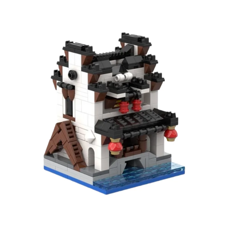 

MOC modular cabin creative model - small particle building blocks toy set with 413 pieces - suitable for all enthusiasts to asse