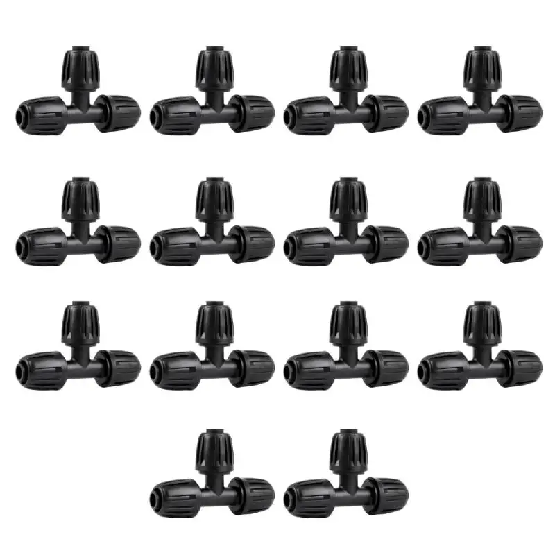 G6KF Heavy Duty 14 Unit 16Mm Plastic Water Line Couplers For Outdoor Gardening Effective Farmland And Lawn Sprinkler Systems