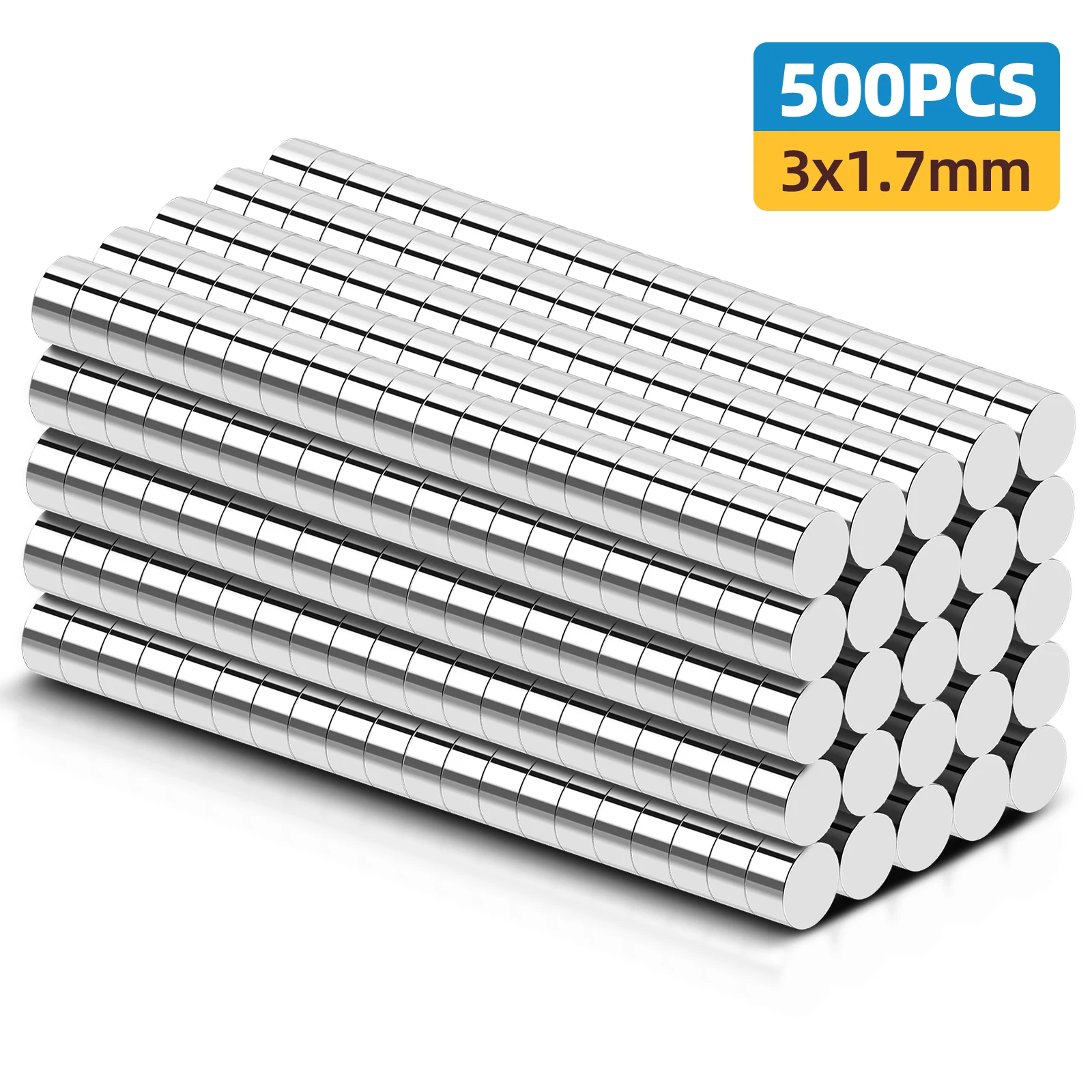 Kleine magneten, koelkastmagneten in verschillende maten, 3x1 3x2 2x1 3x3 4x2 5x2 6x2mm mini magneten voor koelkast, keuken, kantoor