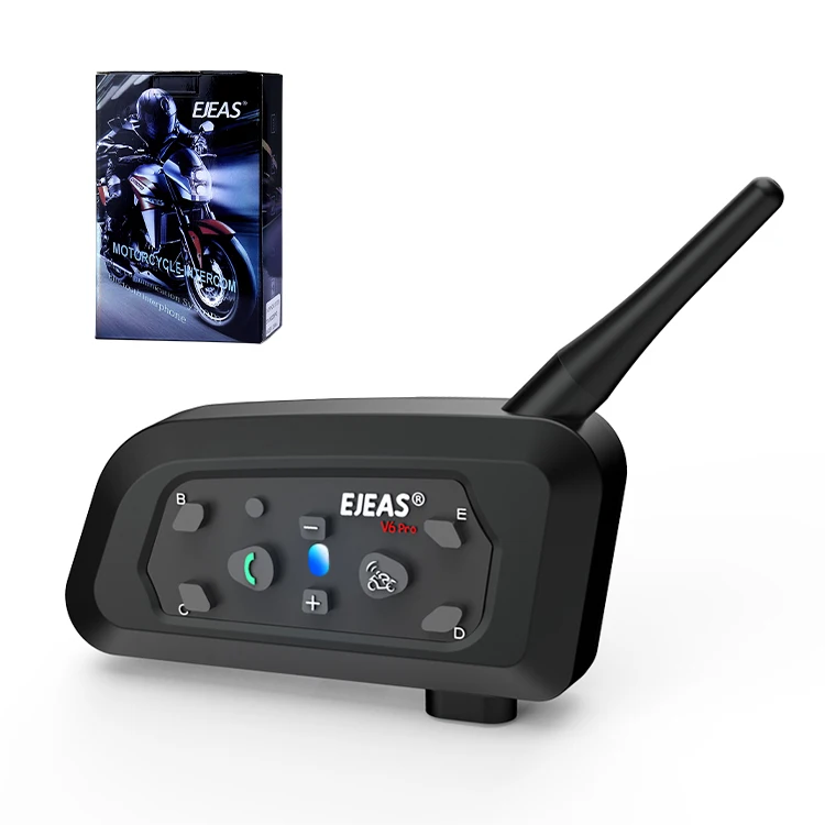 

V6 two way intercom motorcycle bluetooth ejeas-intercomunicador v6 pro intercomunicador ejeas