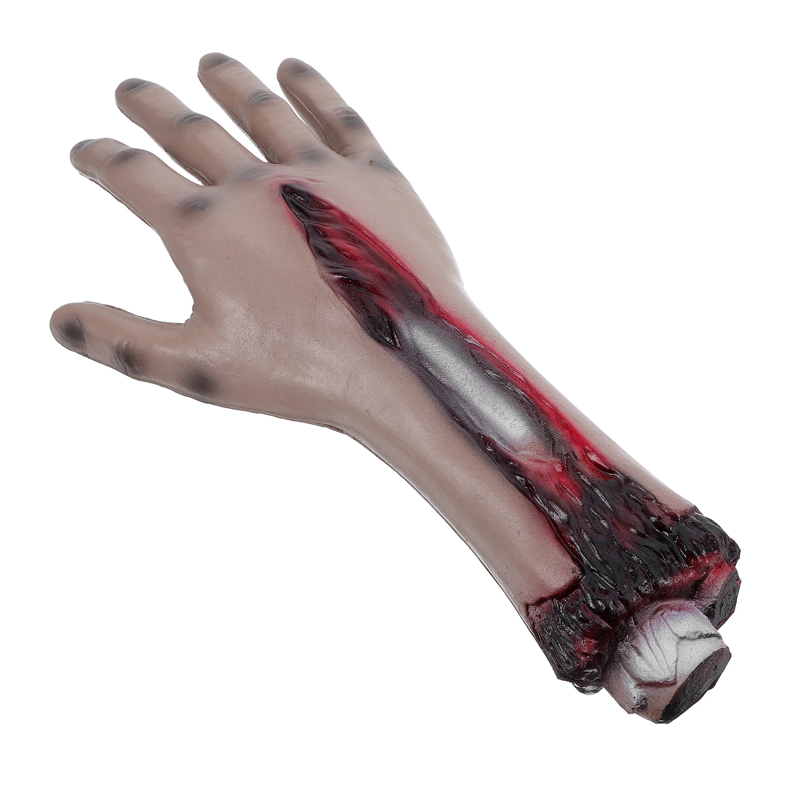

Halloween Decoration Realistic PU Bloody Hand Props Crawling Arm Parts Scary Fake Body Severed Fingers Party Supplies Wall Decor