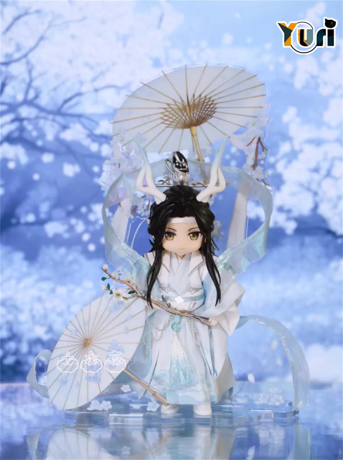 

Anime Mo Dao Zu Shi MDZS Lan Wangji Handmade OB11 1/12 BJD Hair Wig Detachable Game Cosplay Cute Props