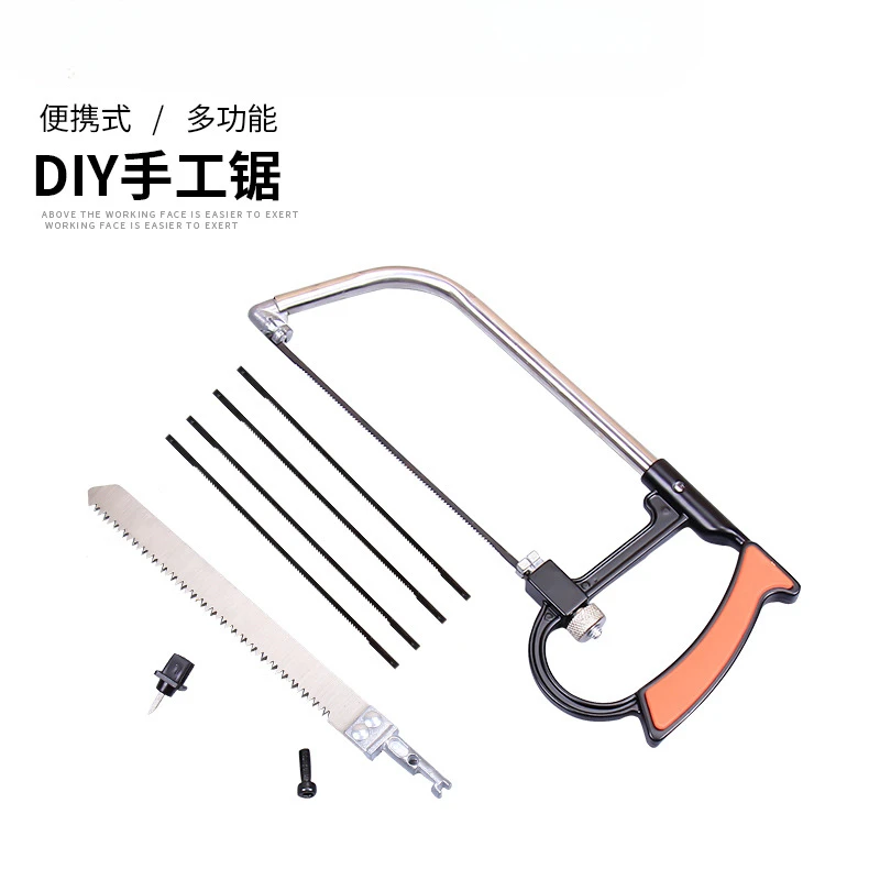 Saw Multi Purpose Hand DIY Steel Saw Wood Glass Saw Kit Woodworking Model Hobby Tool