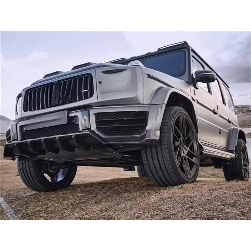 

High Quality Real Carbon Fiber Full Set Surround Spoiler Kit For W463A G63