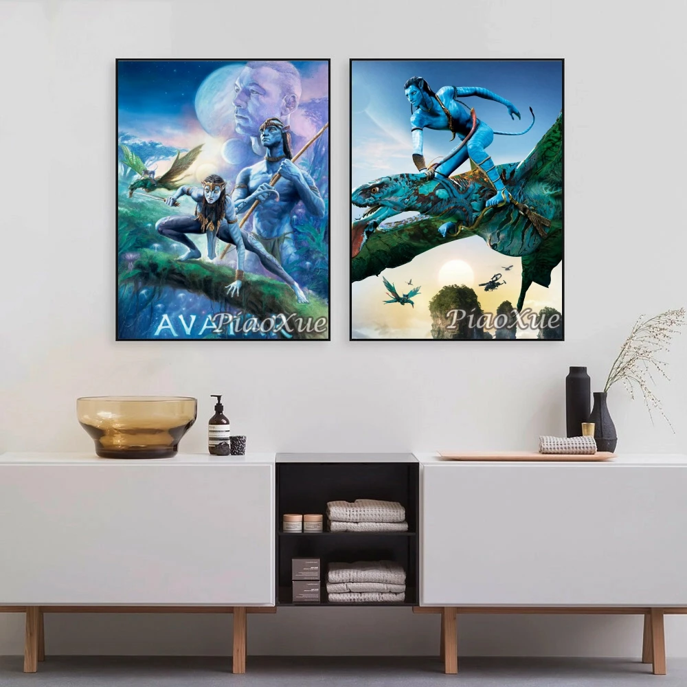 Avatar The Way Of Water 5d Diamond Painting James Cameron Fantasy Sci Fi Aliens Warrior Film Cross Stitch Room Decor Gift