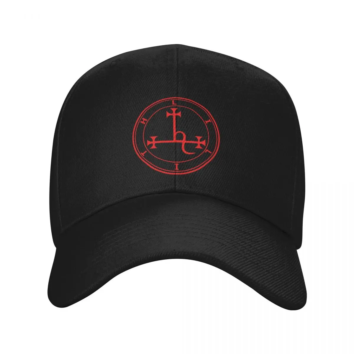 

Lilith Ars Goetia Sigil Red Baseball Cap designer cap custom Hat Kids Hat Ladies Men's