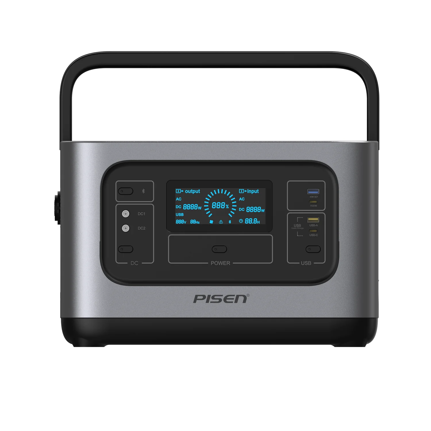 

Home Emergency Rechargeable Light 1000w LiFePO4 Portable Power Station 1kw