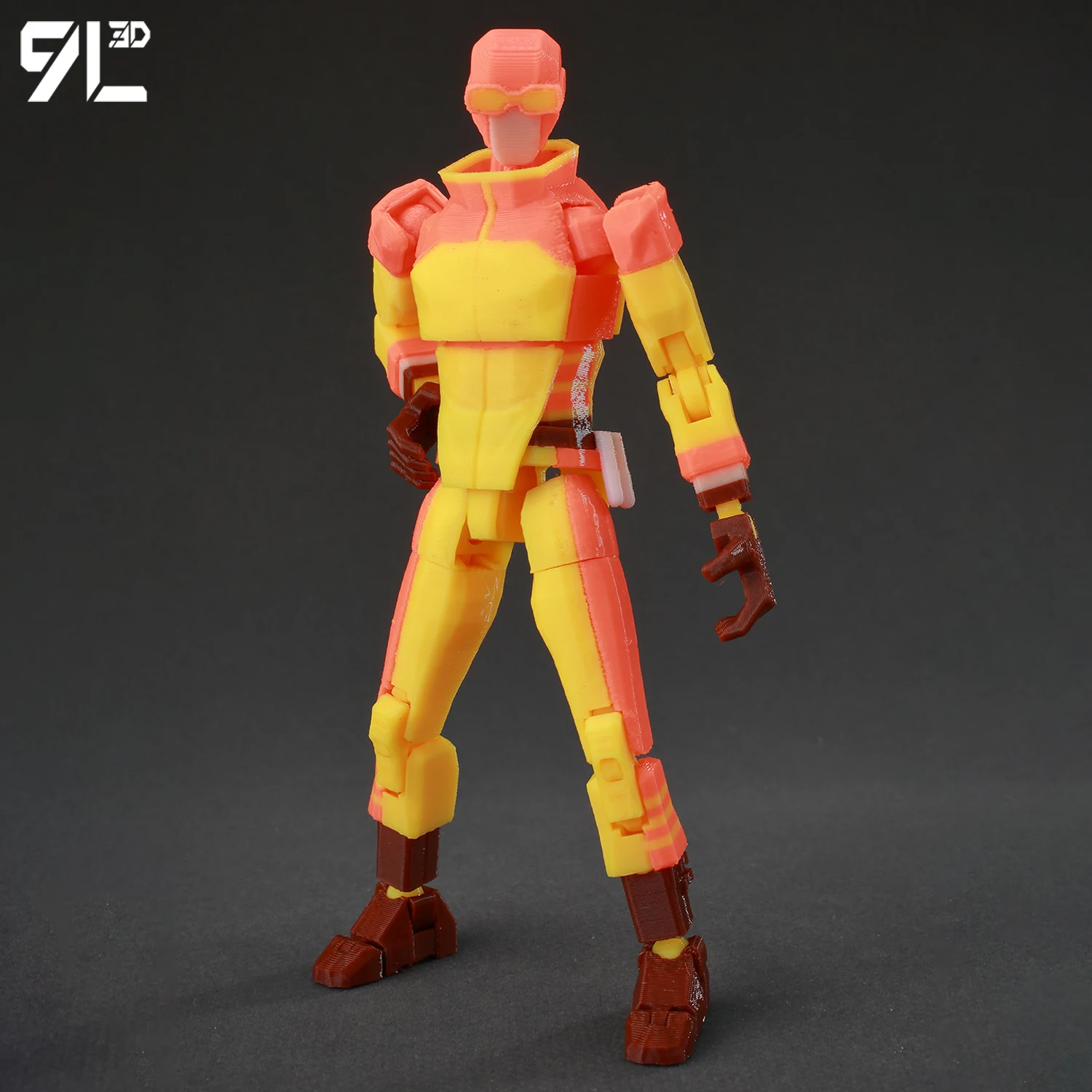9L3D Lucky13 勝ち目なしの少年アニメファン 3D プリントアクションフィギュア多関節ロボットおもちゃデスク装飾ストレスリリーフ Dummy13 T13