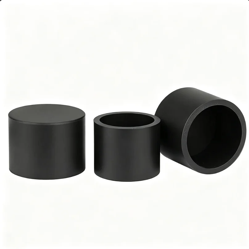 Flat Top Silicone Rubber Cap High Temperature Resistant Round Tube Protective Cover Anti-collision Rubber Pipe Sleeve 12.7mm