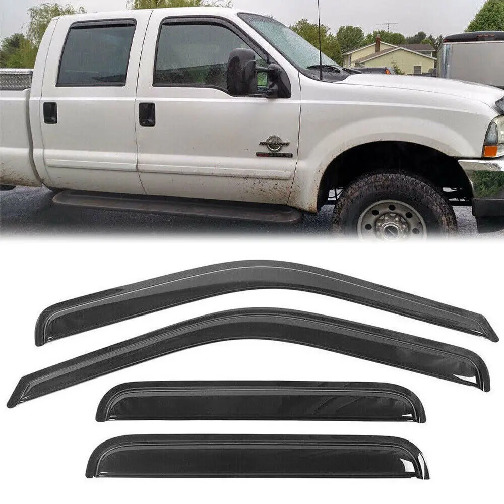 

Дефлекторы окон (ветровики) для Ford F250 F350 F450 F550 Crew Cab 1999-2016 гг.