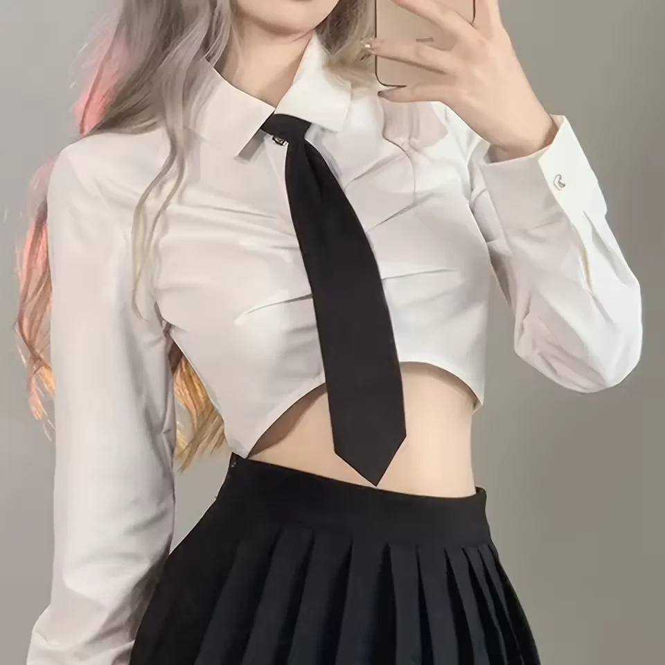 

Unisex Ties Retro Silky Narrow Neck Tie Slim Smooth Women's Bow Tie Korean Style Simple Elegant All-match Trendy Students Tie