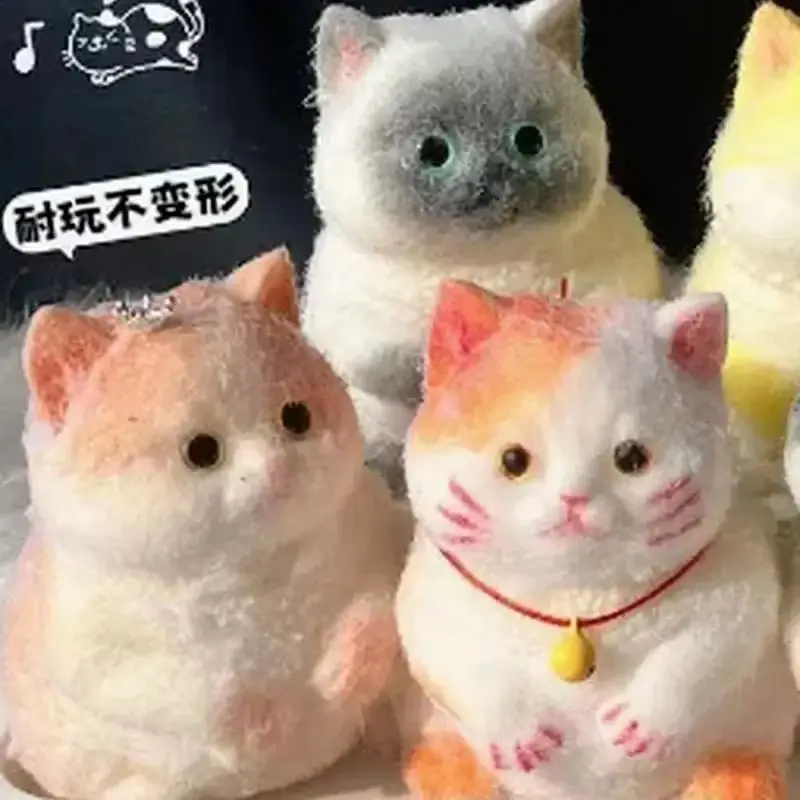 New Product In Stock Obese Cat Small Size Cute And High Appearance Simulation Doll Squeezing And Relaxing Tool Essential image 5