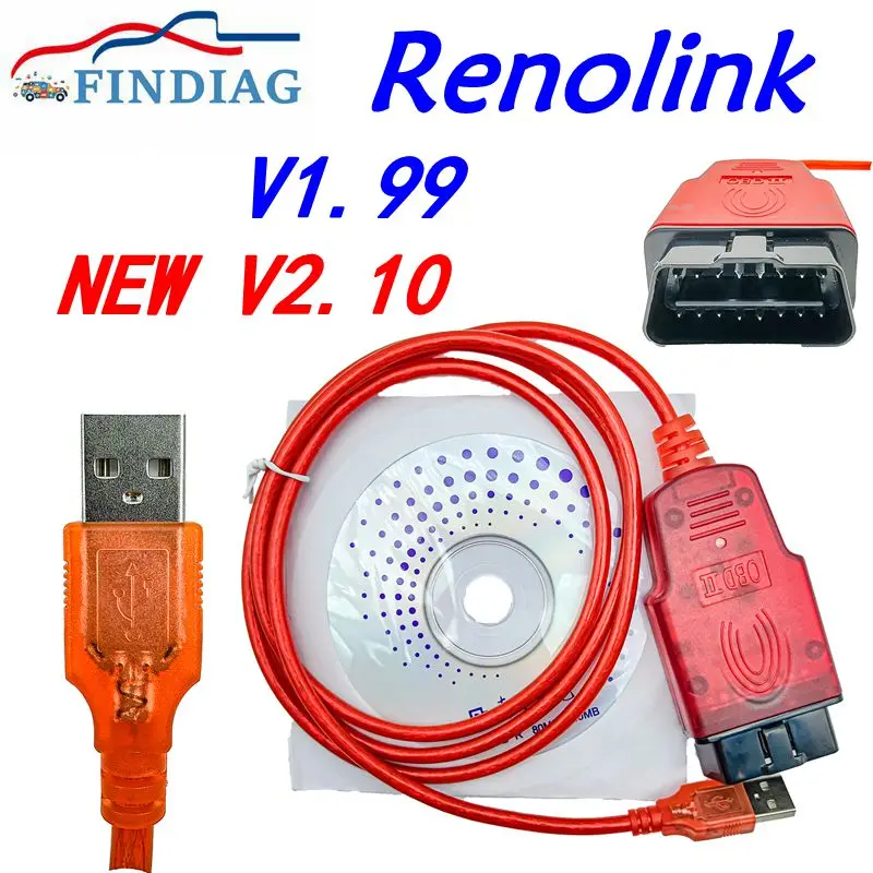 

Renolink V1.99/v2.10 добавленная дополнительная функция V1.87 для Renault ECU Программатор сброс код UCH подходит к приборной панели кодирование