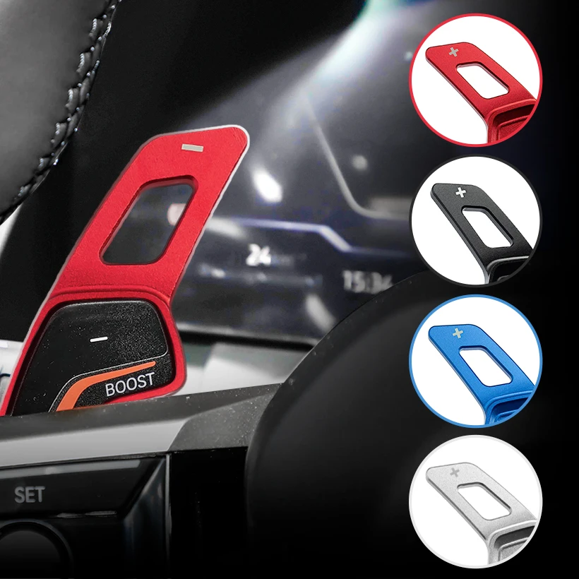Steering Wheel Paddle Shifter Extension Trims For BMW X1 U11 X2 U10 X3 G45 120 F70 520 530 540 G60 740 760 218 228 F74 Aluminium