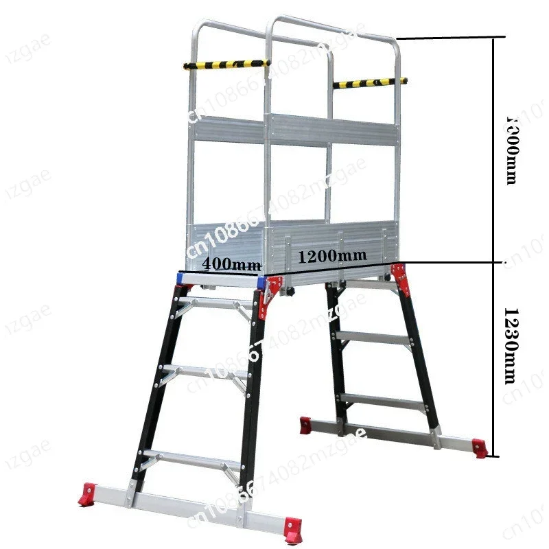 

Horse Stool Scaffold Fiberglass Reinforced Plastic Safety Fence Folding Work Handrail Platform Ladder