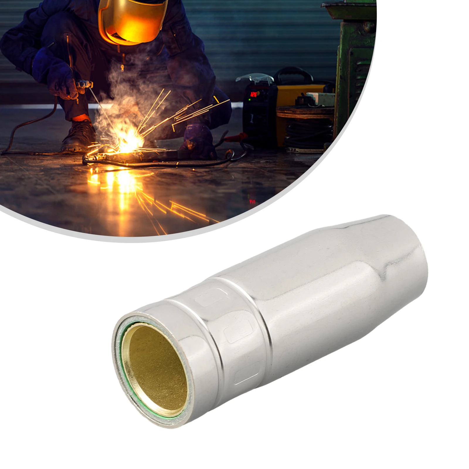 AAAA1pcsConicalGasNozzle 15mm For MB 25AK MIG MAG Welding Torch Welding Nozzles Soldering Supplies Manufacturing Tools