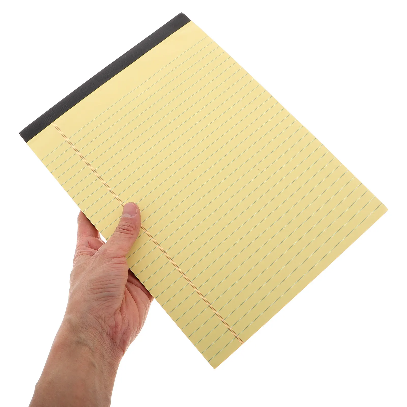 6Pcs Note Pad Set A4 Yellow Lined Notepad Sectioned Layout Notes Journaling Work School Business Planner College