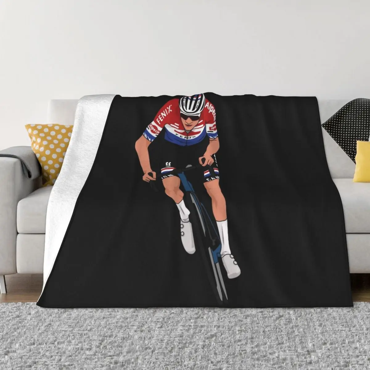 

Mathieu van der poel - MVDP Throw Blanket Luxury St Blanket wednesday sofa bed Thermal Blanket