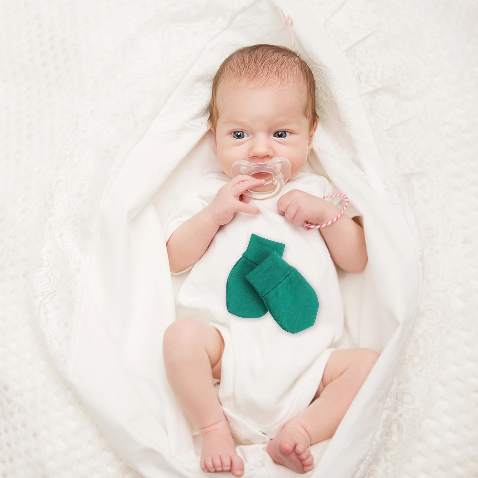 

10 Pairs Baby Mittens for Newborns: Gentle Protection Scratch-Free Hand Covers with Soft Breathable Fabric for Cold Weather