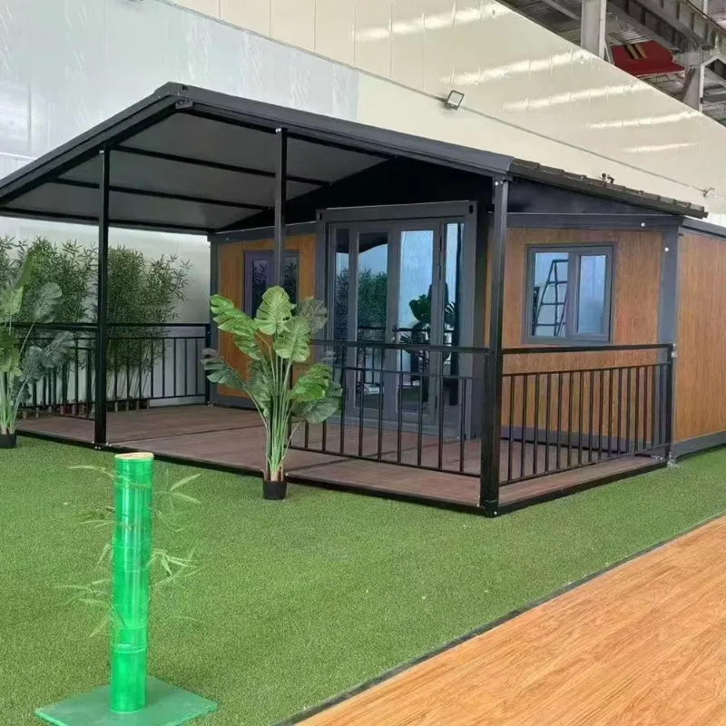Customized Pre-made Large Prefabricated 40ft 20ft House With Kitchen Prefab Steel Home Casa Modular Mobile Expandable Container