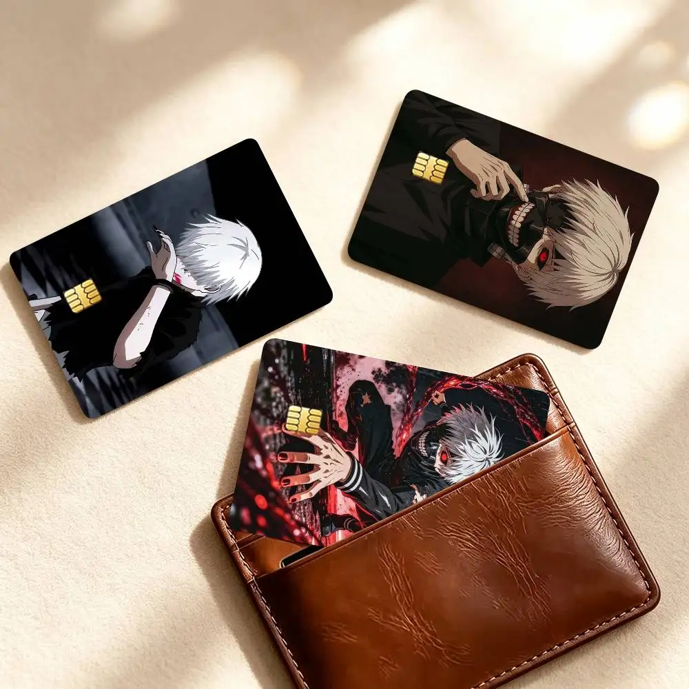 K-Ken K-Kaneki Tokyo Ghoul  Credit Card HD Stickers Small Chip Waterproof Sticker Game Card Decal Gift