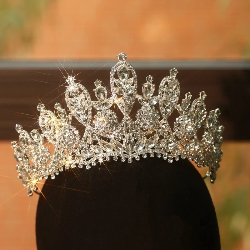 Свадебный головной убор, корона премиум-класса, французский свет, роскошная тяжелая промышленность, корона принцессы на день рождения, основное свадебное платье, аксессуары для волос