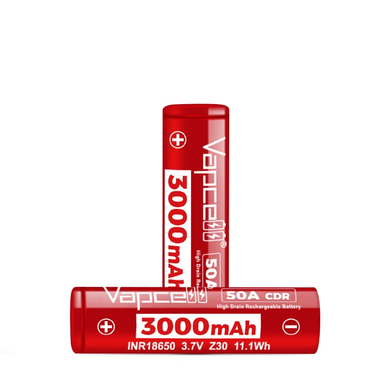 Bateria de lítio vapcell z30 inr18650 original 18650 3000mah 3.7v max 50a baterias recarregáveis de forte potência para ferramenta elétrica